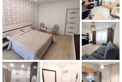 1-2 комнатная у озера, отличный ремонт, удобное место