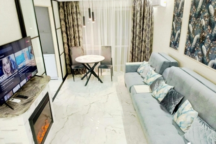 Стильная квартира с джакузи и ремонтом 2025 года