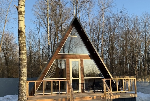 Треугольный дом A-frame район Чёнки