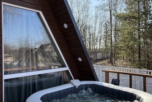 Треугольный дом A-frame район Чёнки